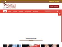 Tablet Screenshot of demange-associes.fr
